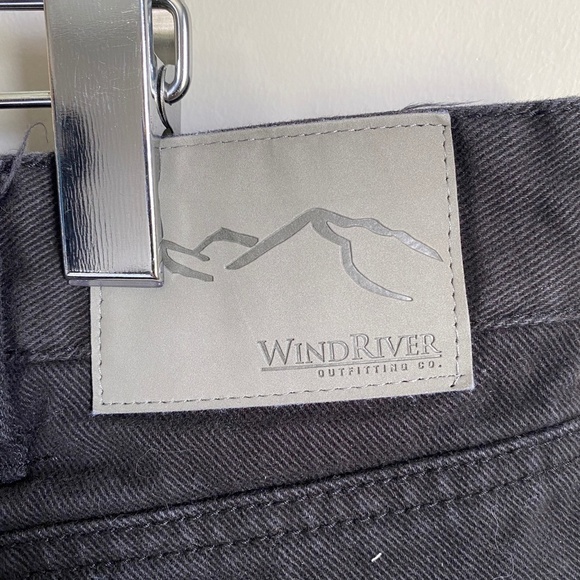 Windriver Outfitting Men's Lined Black Denim Jeans Size 38 x 32 - Picture 5 of 13